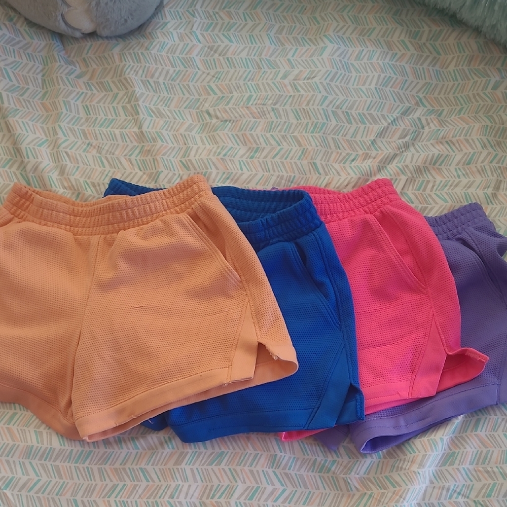 Lot Of 4- Girls Shorts For Play, Size 6/6x